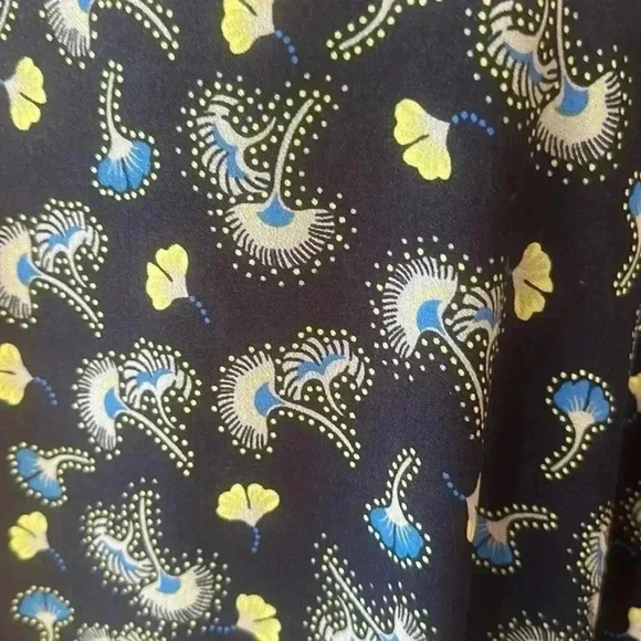 Eloquii | Navy Floral Puff Sleeve Shift Dress - Picture 3 of 7